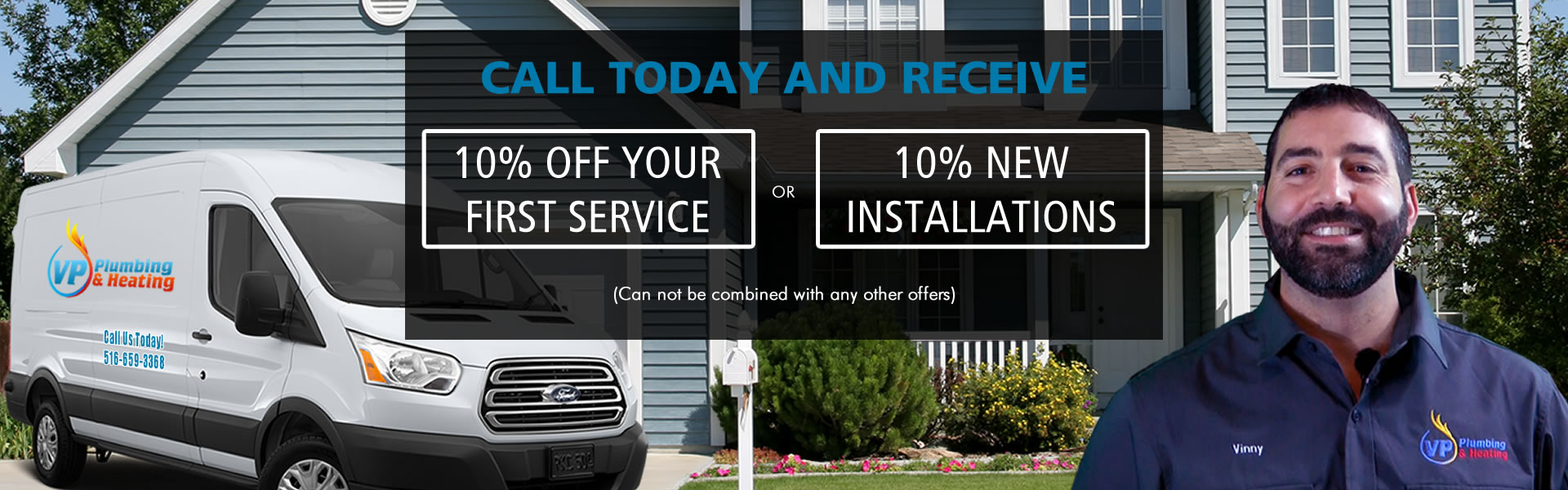 10 % Off Plumbing Services Promotion